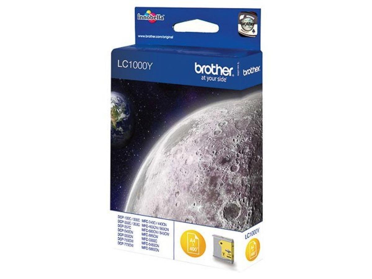 Brother – Brother LC-1000 (LC-1000Y) – Cartouche Jaune Original – PROD-546 – Geel – Standaard Capaciteit – Cartouches d'encre – ShopyInk België