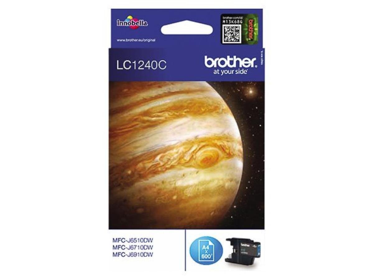 Brother – Brother LC-1240 (LC-1240C) – Cartouche Cyan Original – Cyaan – Standaard Capaciteit – Cartouches d'encre – ShopyInk België