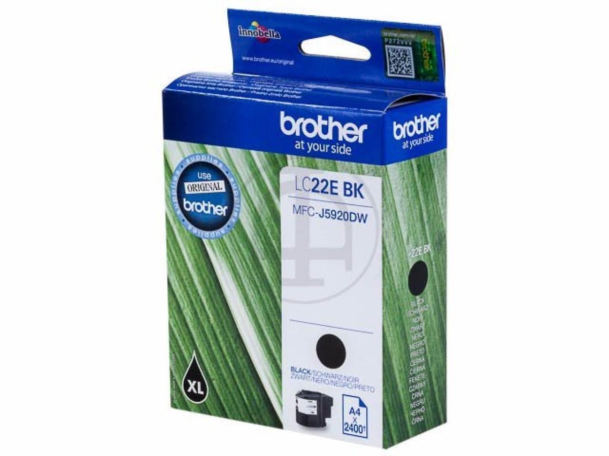 Brother – Brother LC-22E (LC-22EBK) – Cartouche Noir Original – PROD-610 – Zwart – Standaard Capaciteit – Cartouches d'encre – ShopyInk België