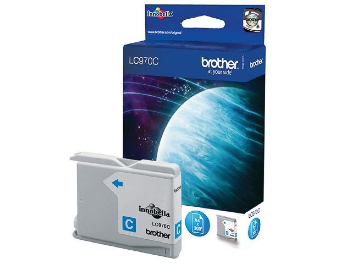 Brother – Brother LC-970 (LC-970C) – Cartouche Cyan Original – PROD-548 – Cyaan – Standaard Capaciteit – Cartouches d'encre – ShopyInk België