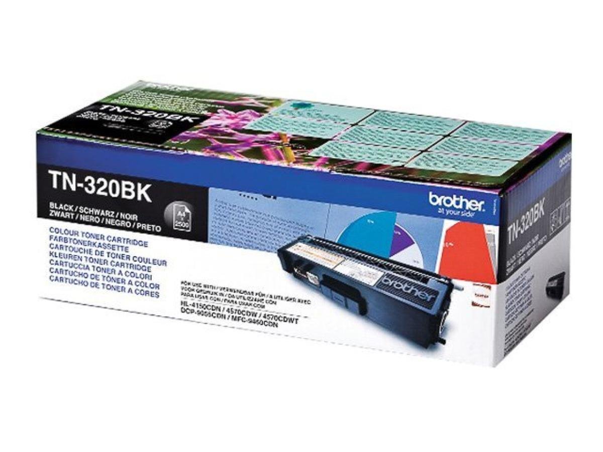 Brother – Brother TN-320 (TN-320BK) – Toner Noir Original – Zwart – Standaard Capaciteit – Cartouches toner – ShopyInk België