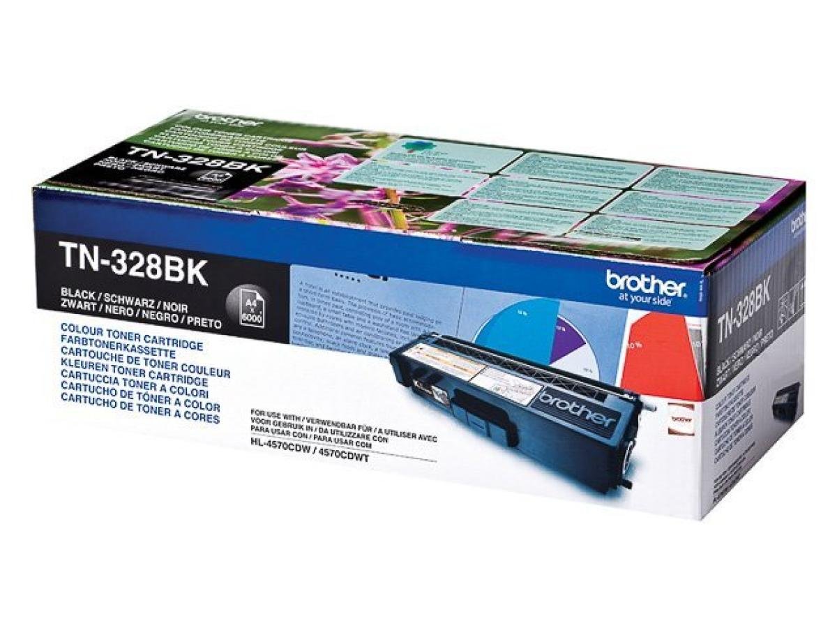 Brother – Brother TN-328 (TN-328BK) – Toner Noir Original – PROD-440 – Zwart – Standaard Capaciteit – Cartouches toner – ShopyInk België