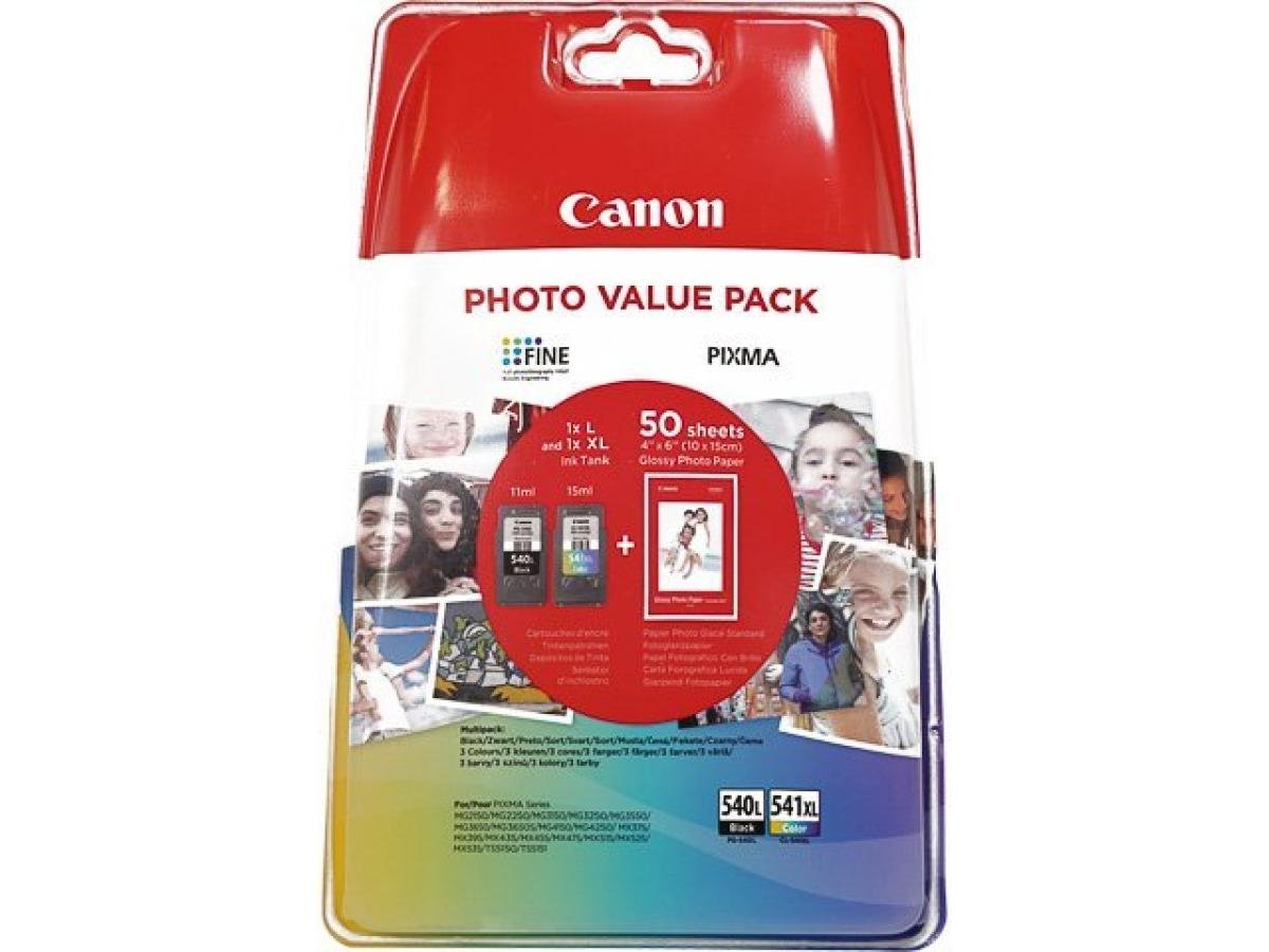 ShopyInk Canon PG-540 (PG-540L / CL-541XL photo value pack) – Cartouche Pack Original