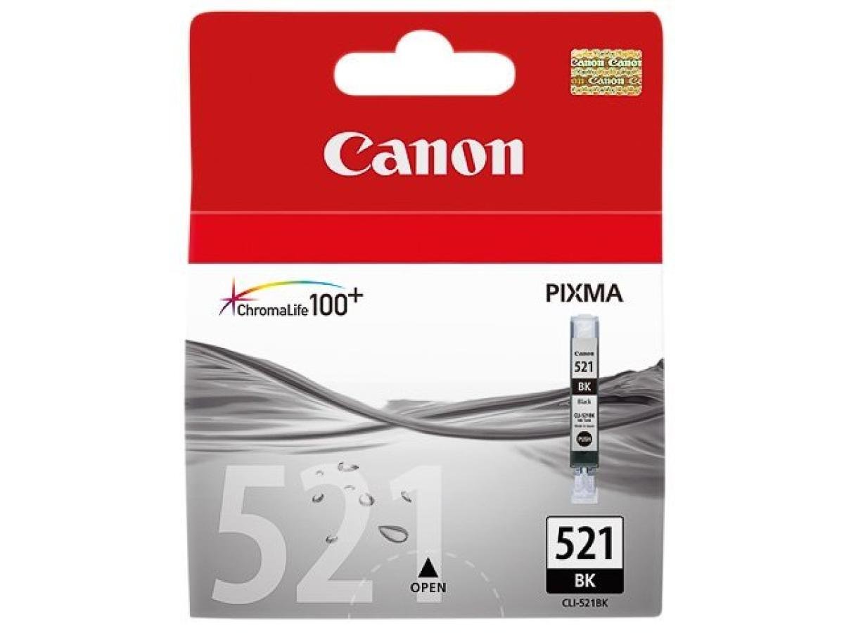 Canon – Canon CLI-521 (CLI-521BK) – Cartouche Noir Original – PROD-69 – Zwart – Standaard Capaciteit – Cartouches d'encre – ShopyInk België