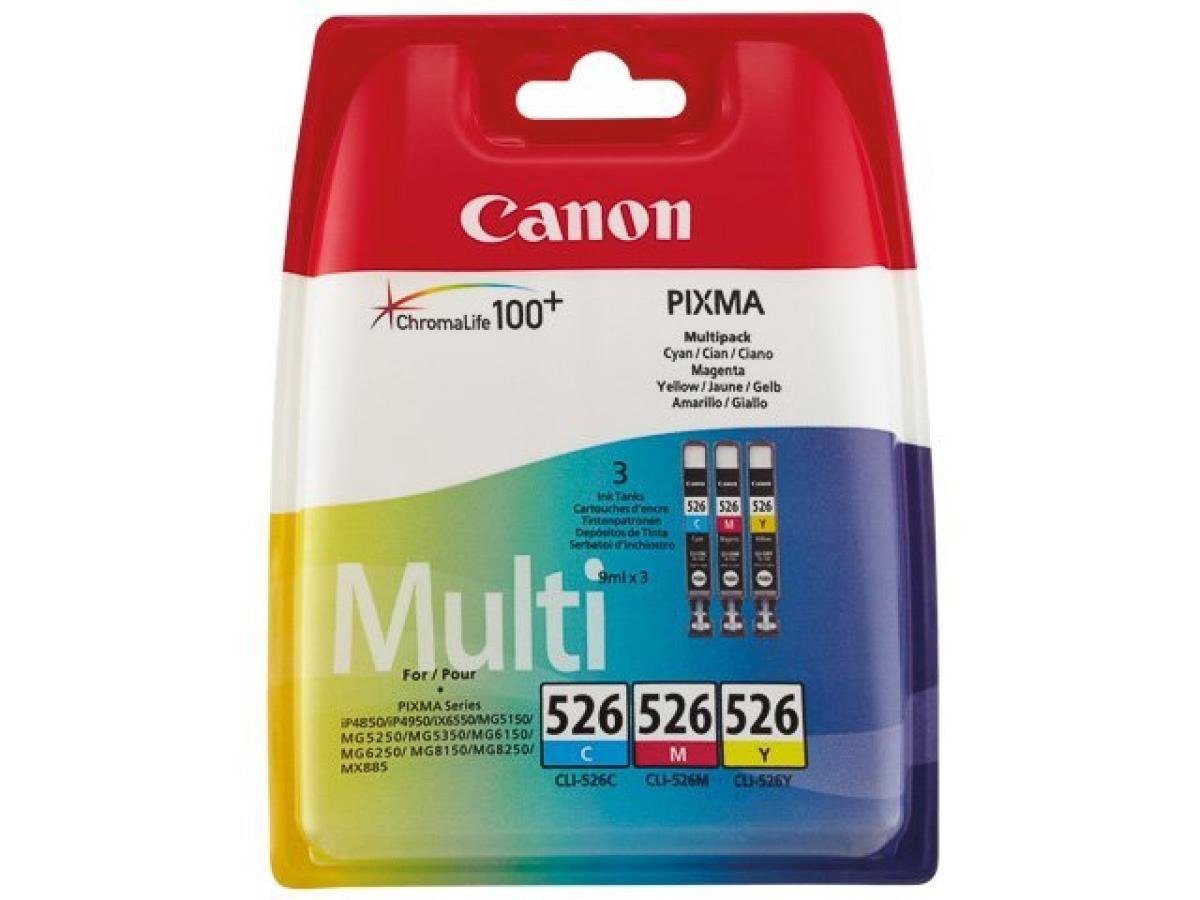 ShopyInk Canon CLI-526 (CLI-526C/M/Y) – Cartouche Couleur Original