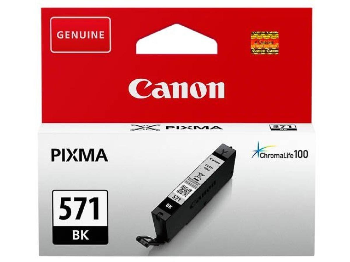 Canon – Canon CLI-571 (CLI-571BK) – Cartouche Noir Original – Zwart – Standaard Capaciteit – Cartouches d'encre – ShopyInk België