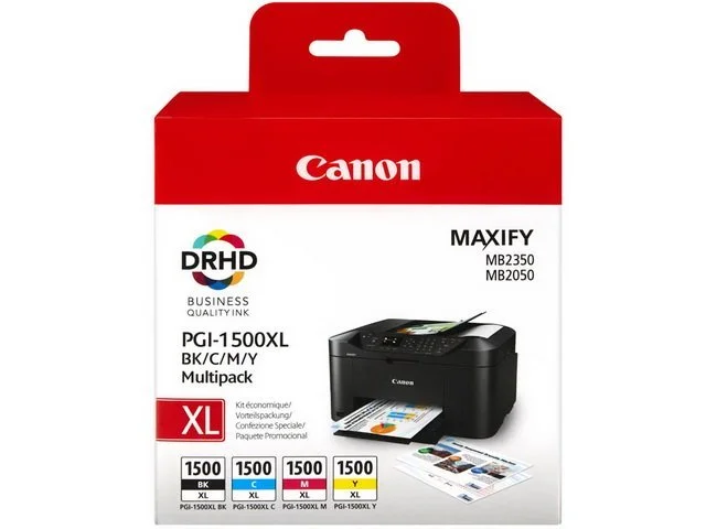 Canon – Canon PGI-1500 (PGI-1500XL BK/C/M/Y) – Cartouche Pack Original – PROD-117 – Hoge Capaciteit – Cartouches d'encre – ShopyInk België