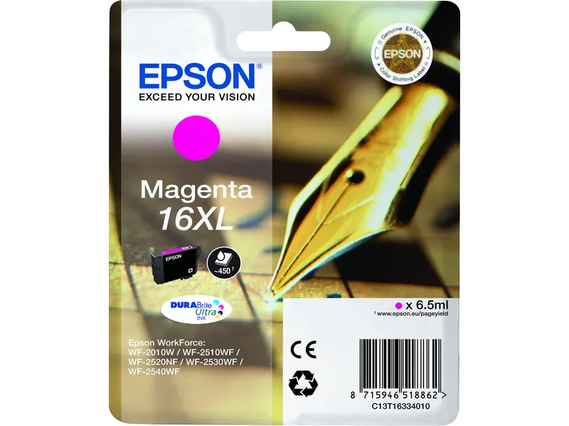 ShopyInk Epson 16 XL (C13T16334012) – Cartouche Magenta Original