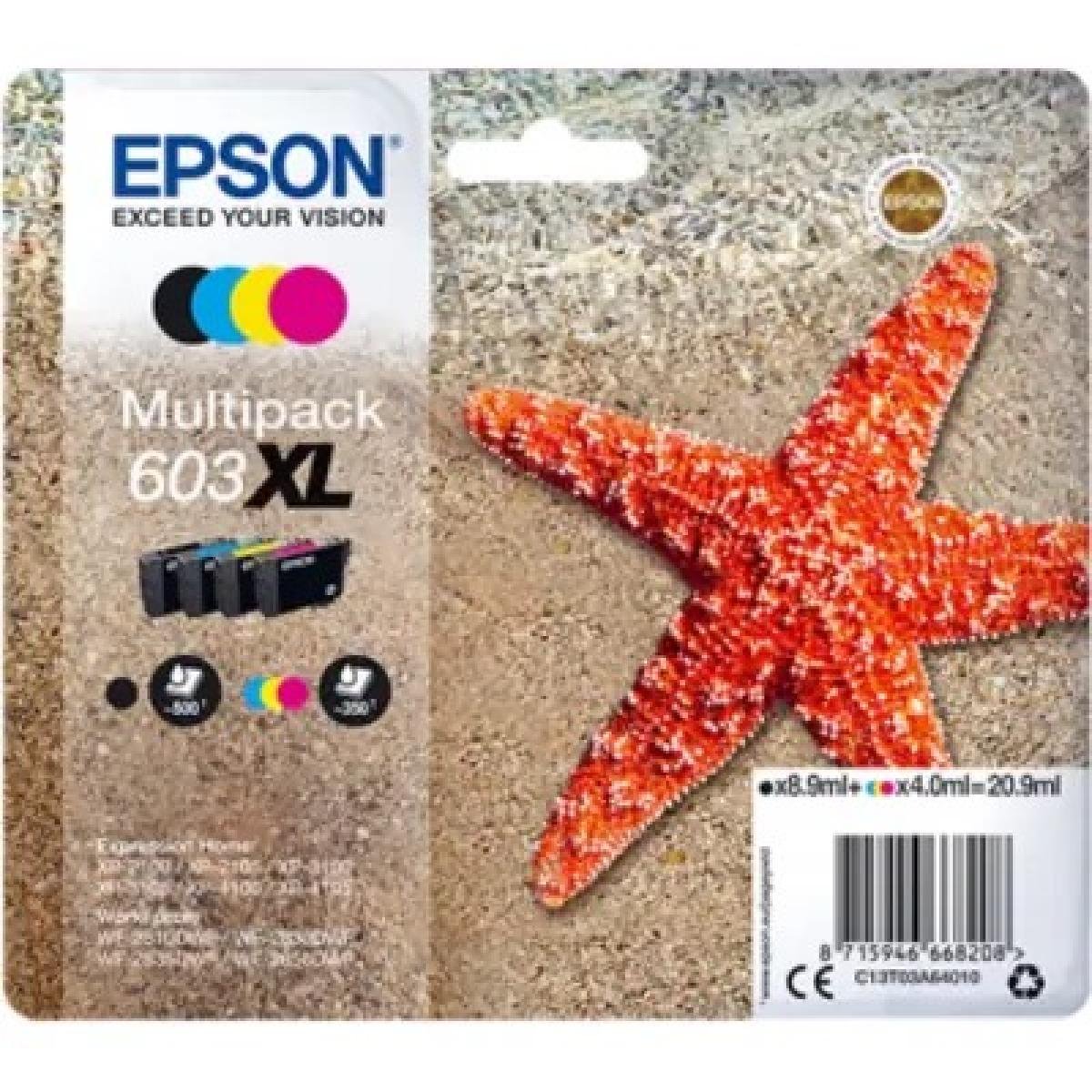 Epson – Epson 603 XL (C13T03A64010) – Cartouche Pack Original – Hoge Capaciteit – Cartouches d'encre – ShopyInk België