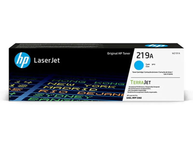 HP – HP 219A (W2191A) – Toner Cyan Original – Cyaan – Standaard Capaciteit – Cartouches toner – ShopyInk België