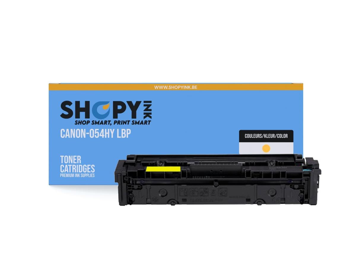 ShopyInk Canon 054 (054H Y) – Toner Jaune Compatible