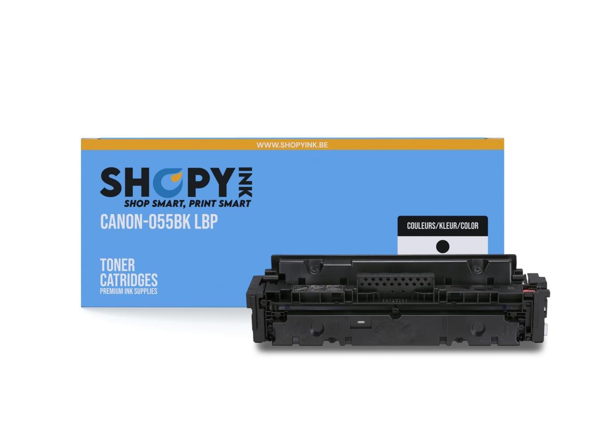 Canon 055 (055 BK) – Toner Noir Compatible – Zwart – Standaard Capaciteit – Cartouches toner – ShopyInk België