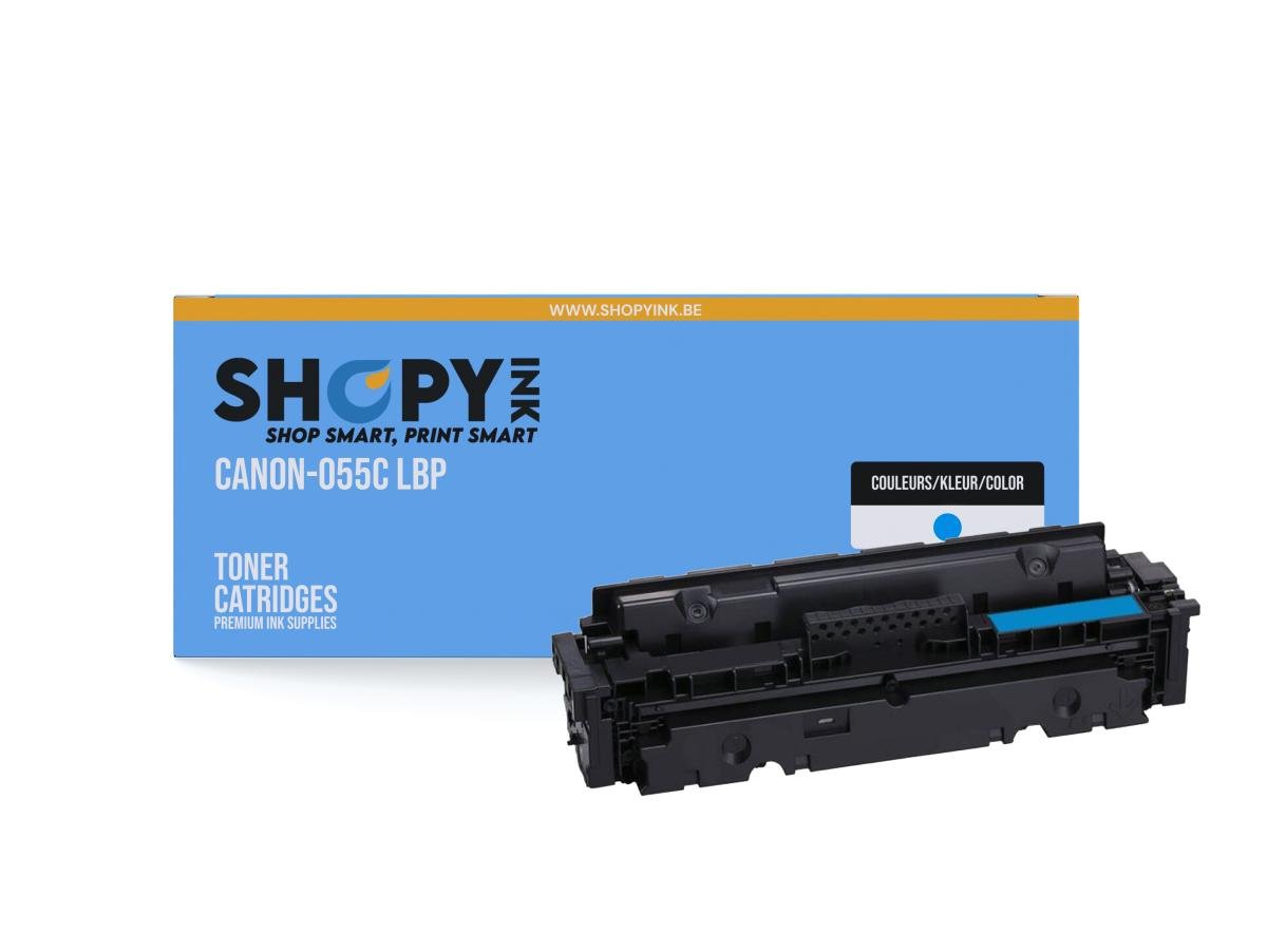 Canon – Canon 055 (055 C) – Toner Cyan Compatible – PROD-224 – Cyaan – Standaard Capaciteit – Cartouches toner – ShopyInk België