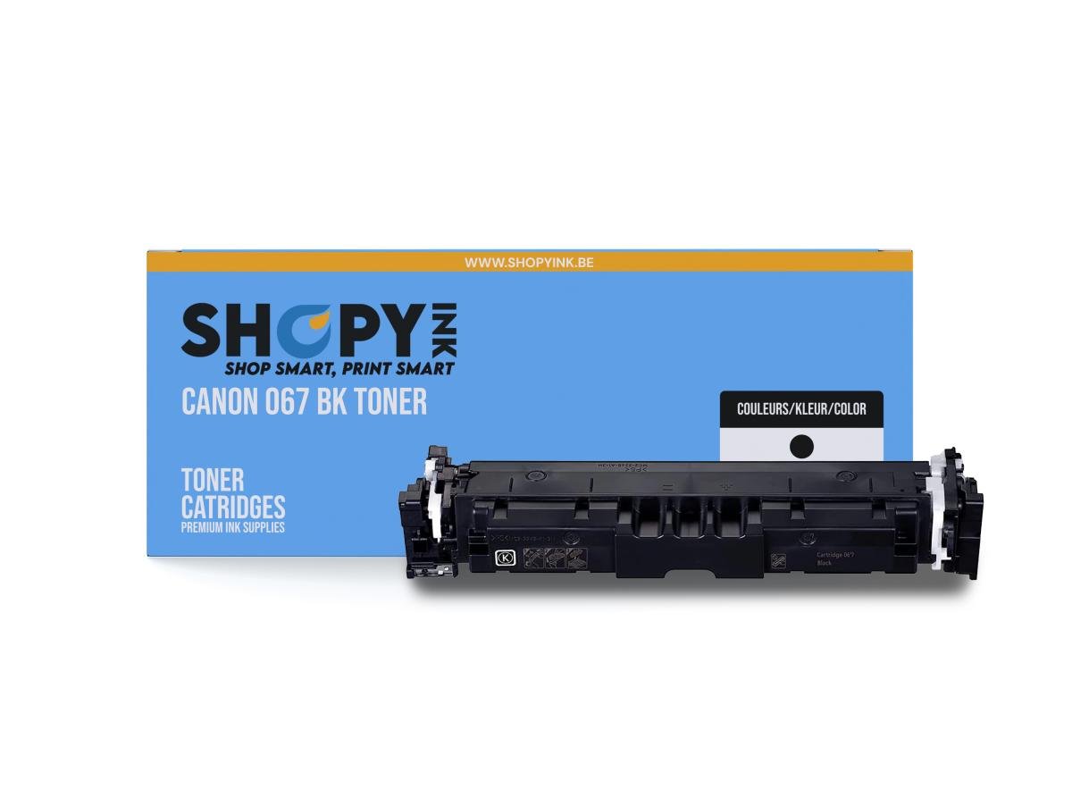 Canon – Canon 067 (067 BK) – Toner Noir Compatible – Zwart – Standaard Capaciteit – Cartouches toner – ShopyInk België