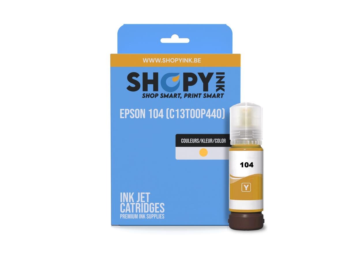 ShopyInk Epson 104 (C13T00P440) – Cartouche Jaune Compatible
