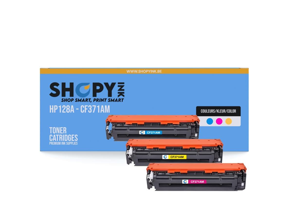 ShopyInk HP 128A (CF371AM) – Toner Couleur Compatible