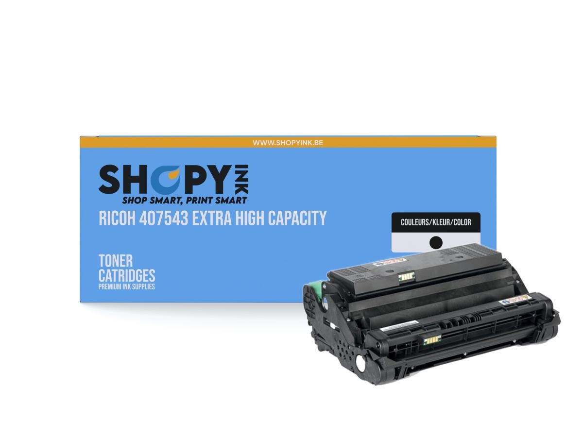 Ricoh – Ricoh 250E (407543) – Toner Noir Compatible – Zwart – Extra Hoge Capaciteit – Cartouches toner – ShopyInk België