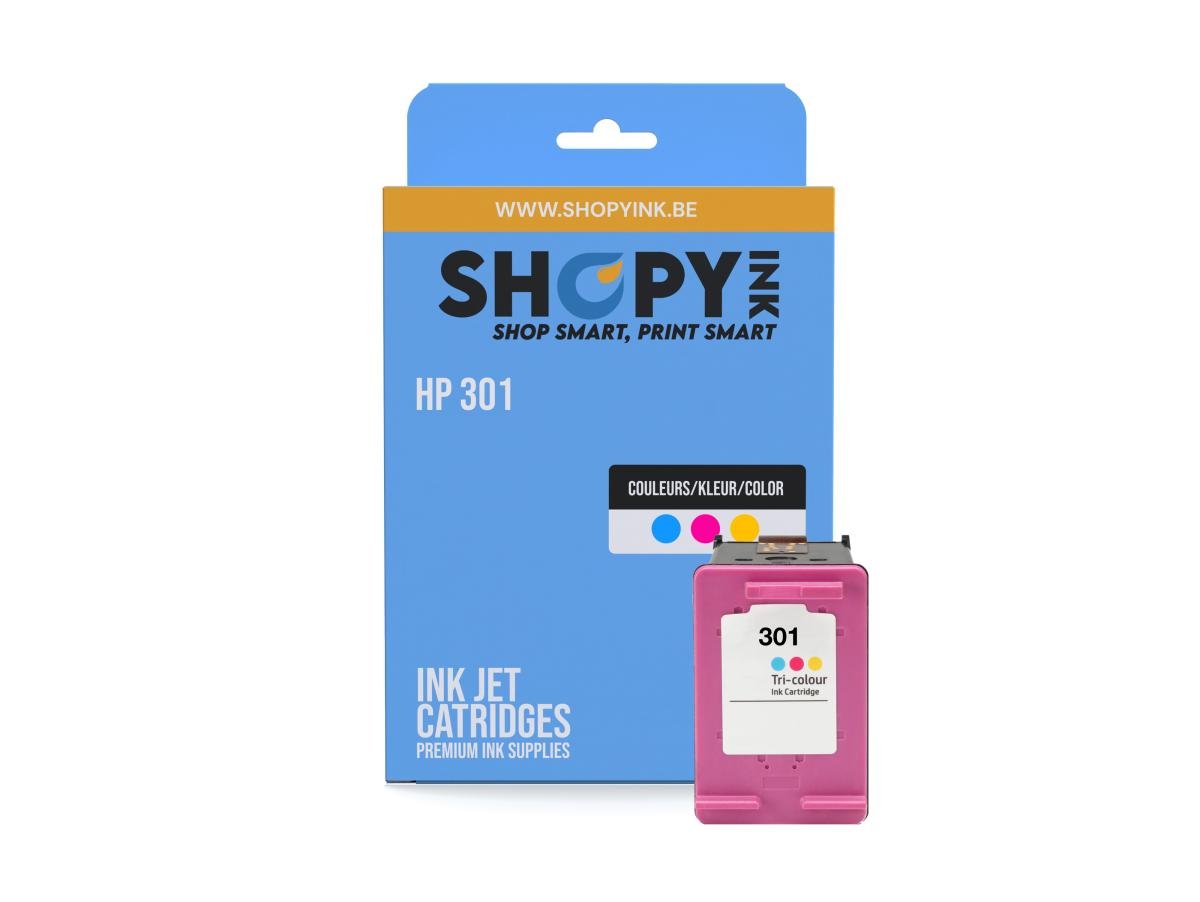 HP 301 (CH562EE) – Cartouche Couleur Compatible – Kleur – Standaard Capaciteit – Cartouches d'encre – ShopyInk België