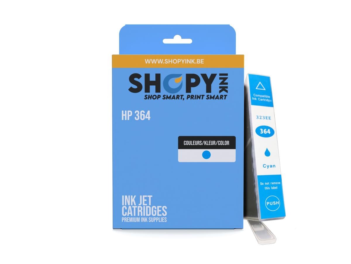 HP – HP 364 (CB323EE) – Cartouche Cyan Compatible – PROD-1503 – Cyaan – Standaard Capaciteit – Cartouches d'encre – ShopyInk België