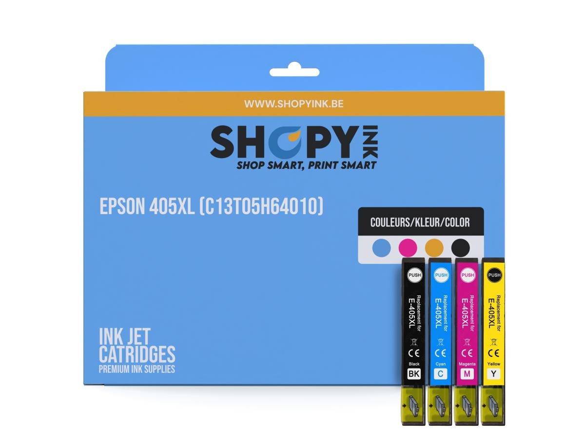 Epson 405 XL (C13T05H64010) – Cartouche Pack Compatible – Hoge Capaciteit – Cartouches d'encre – ShopyInk België