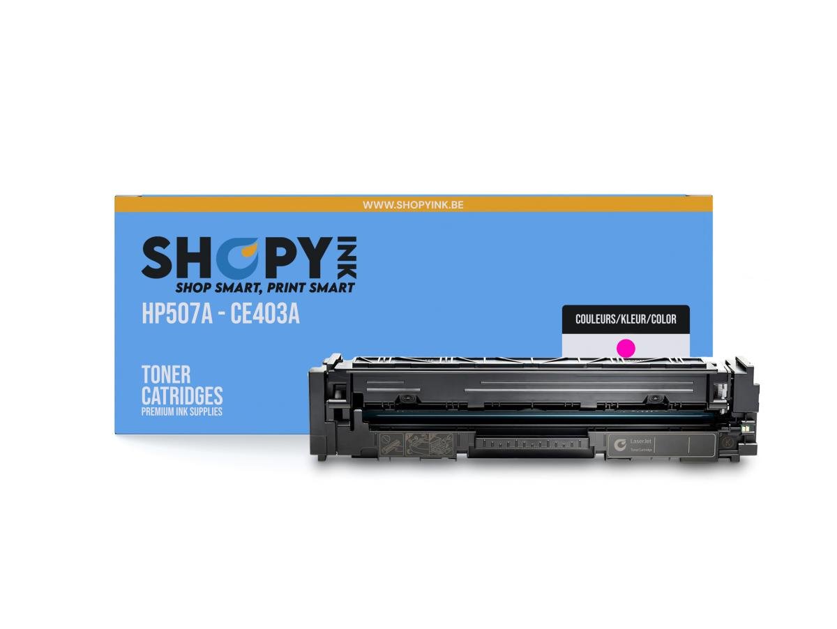 HP – HP 507A (CE403A) – Toner Magenta Compatible – PROD-1308 – Standaard Capaciteit – Cartouches toner – ShopyInk België