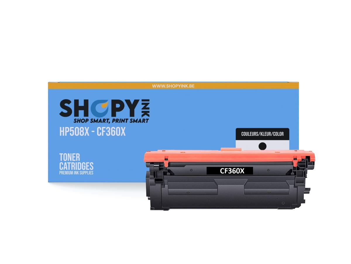 ShopyInk HP 508X (CF360X) – Toner Noir Compatible
