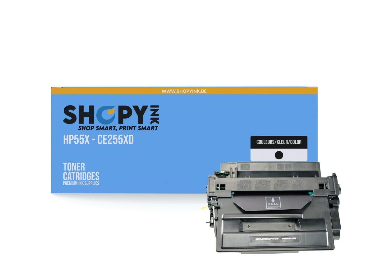 HP – HP 55XD (CE255XD) – Toner Noir Compatible – PROD-1303 – Zwart – Hoge Capaciteit – Cartouches toner – ShopyInk België