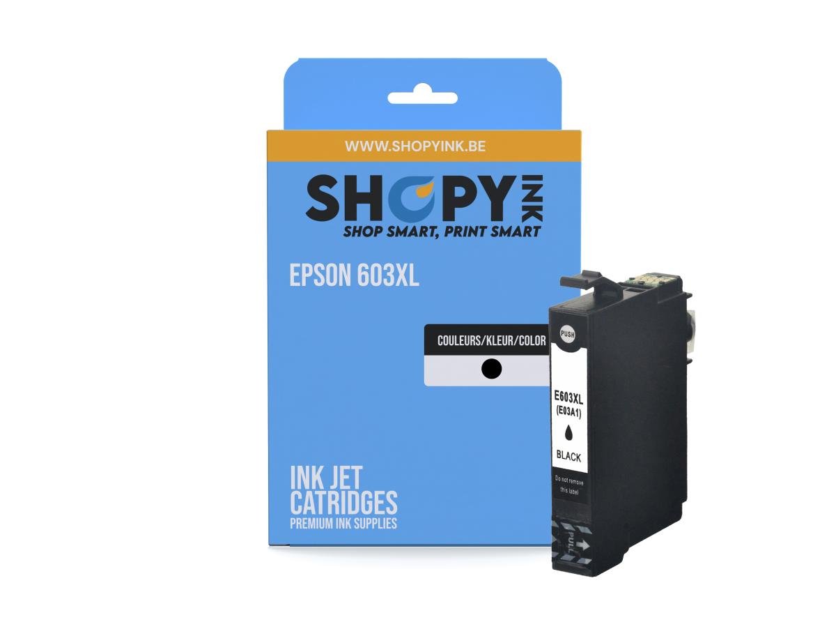 ShopyInk Epson 603 XL (C13T03A14010) – Cartouche Noir Compatible