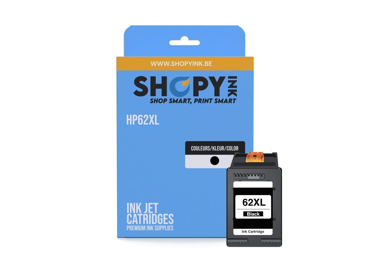 HP – HP 62 XL (C2P05AE) – Cartouche Noir Compatible – PROD-1436 – Zwart – Hoge Capaciteit – Cartouches d'encre – ShopyInk België
