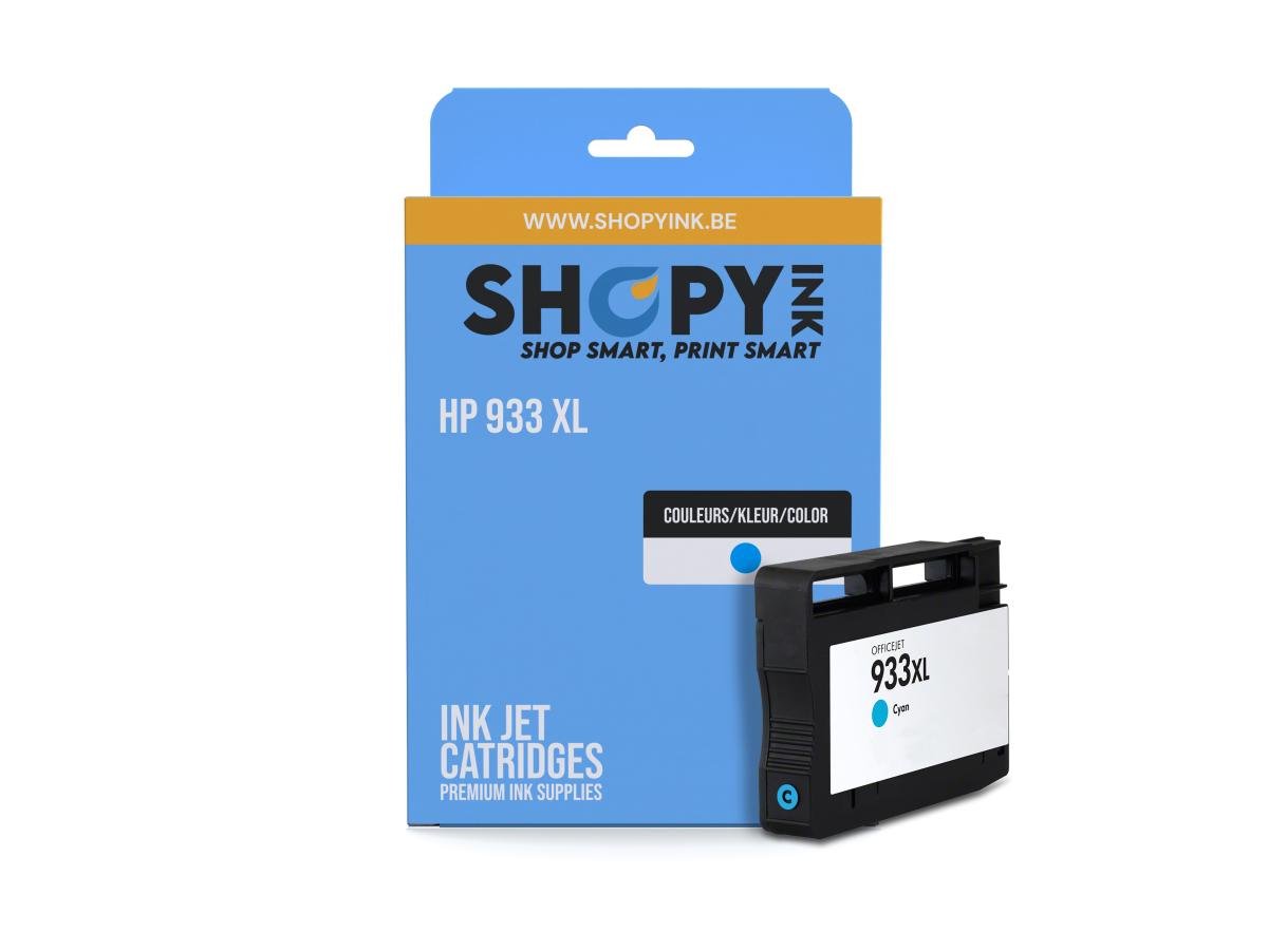 HP – HP 933 XL (CN054AE) – Cartouche Cyan Compatible – PROD-1412 – Cyaan – Hoge Capaciteit – Cartouches d'encre – ShopyInk België