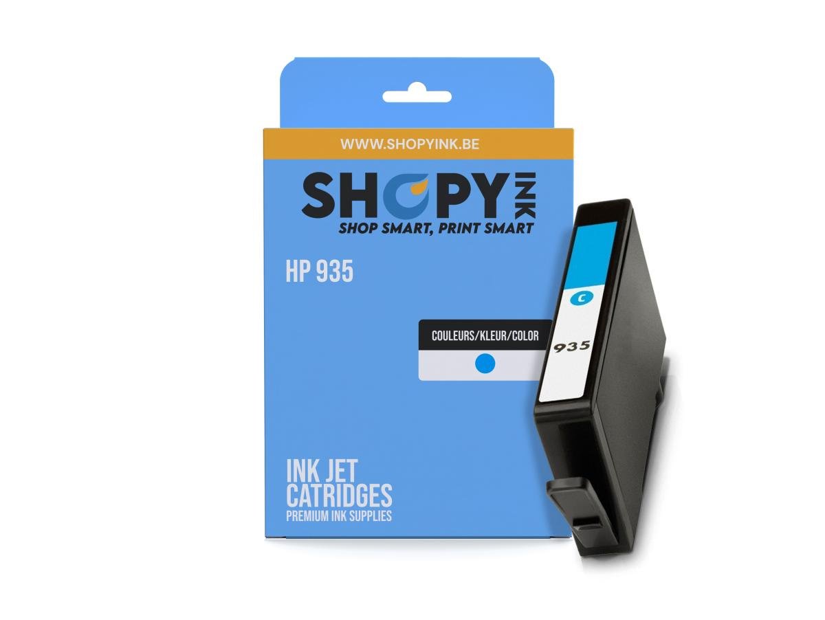 HP 935 (C2P20AE) – Cartouche Cyan Compatible – Cyaan – Standaard Capaciteit – Cartouches d'encre – ShopyInk België