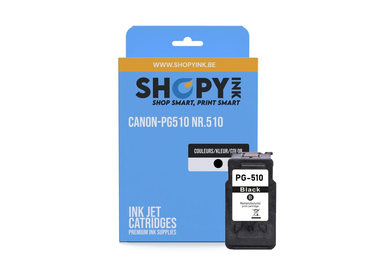 Canon PG-510 (PG-510) – Cartouche Noir Compatible – Zwart – Standaard Capaciteit – Cartouches d'encre – ShopyInk België