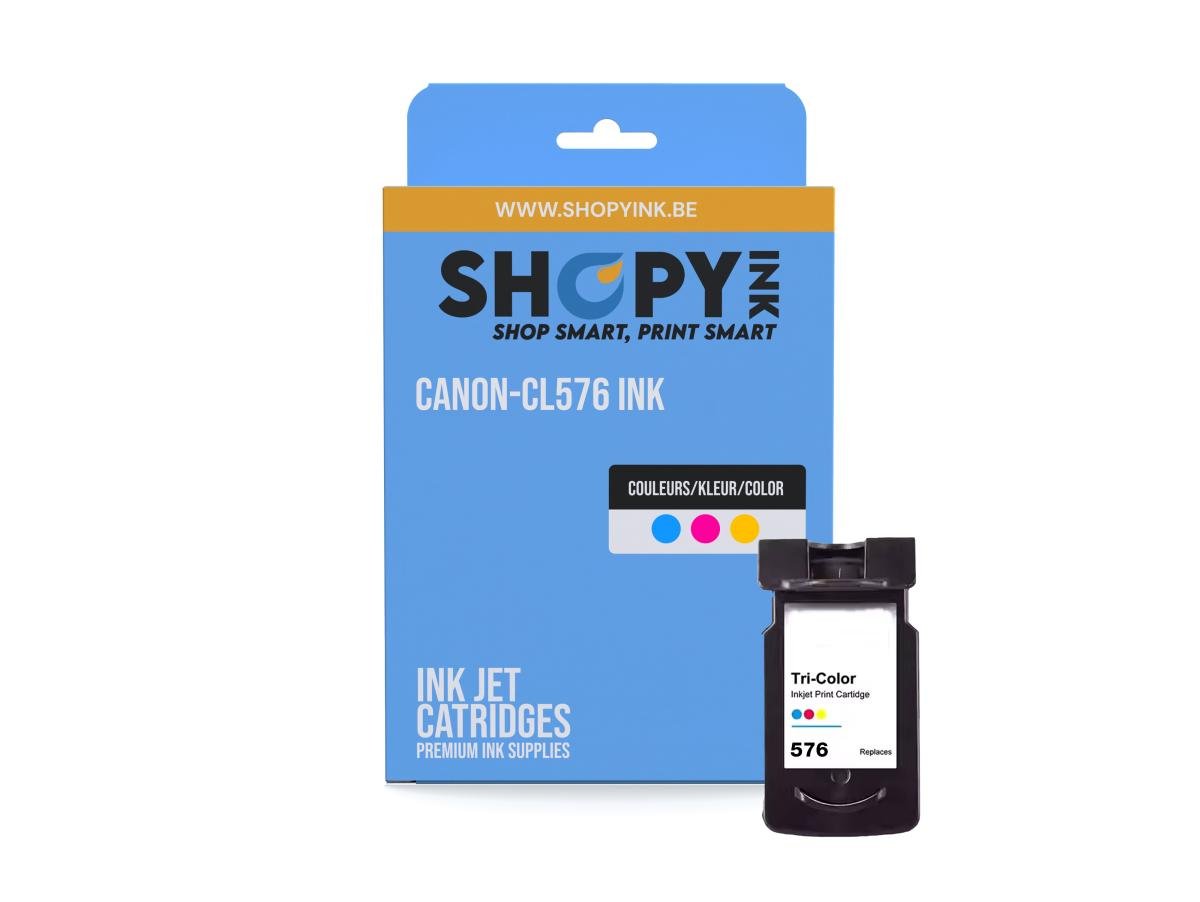 Canon CL-576 (CL-576) – Cartouche Couleur Compatible – Kleur – Standaard Capaciteit – Cartouches d'encre – ShopyInk België