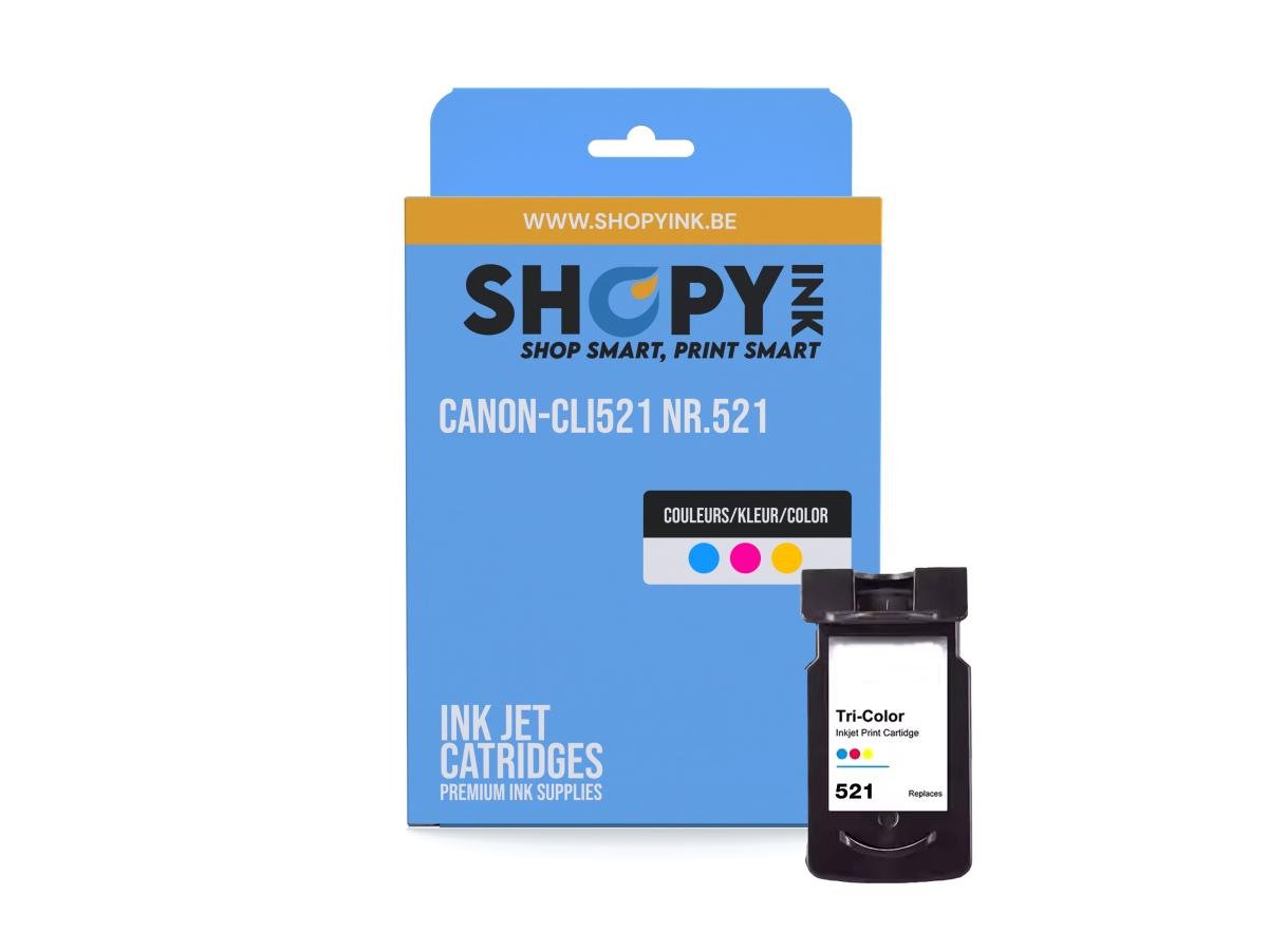 ShopyInk Canon CLI-521 – Cartouche Couleur Compatible