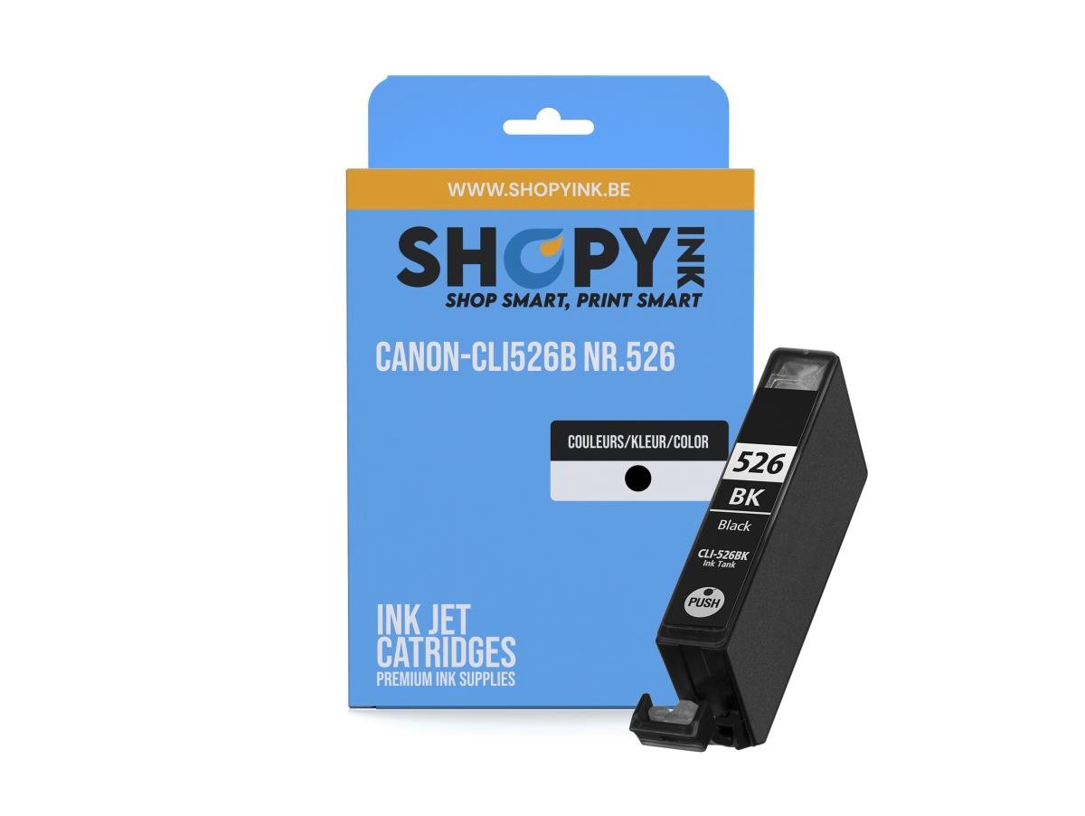 ShopyInk Canon CLI-526 (CLI-526BK) – Cartouche Noir Compatible