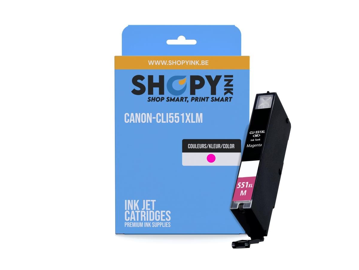 ShopyInk Canon CLI-551 (CLI-551M XL) – Cartouche Magenta Compatible