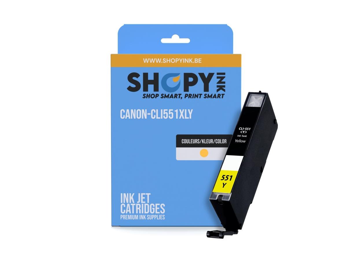 ShopyInk Canon CLI-551 (CLI-551Y XL) – Cartouche Jaune Compatible