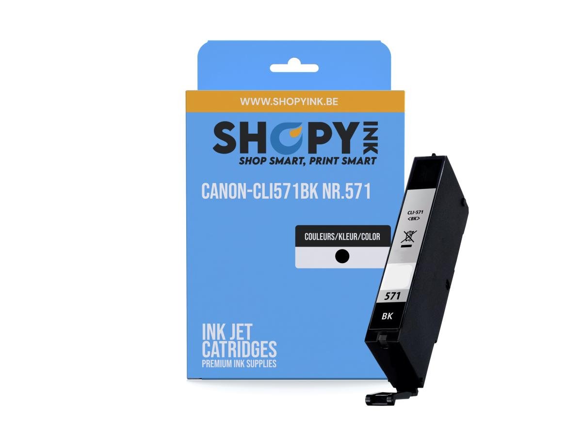 ShopyInk Canon CLI-571 (CLI-571BK) – Cartouche Noir Compatible