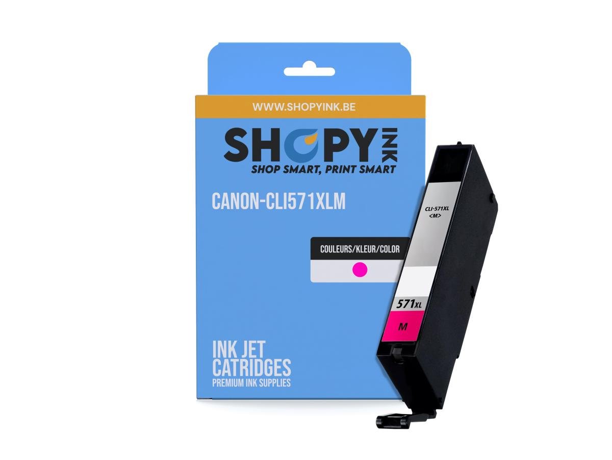 ShopyInk Canon CLI-571 (CLI-571M XL) – Cartouche Magenta Compatible