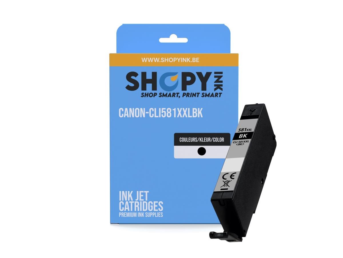 ShopyInk Canon CLI-581 (CLI-581XXL BK) – Cartouche Noir Compatible