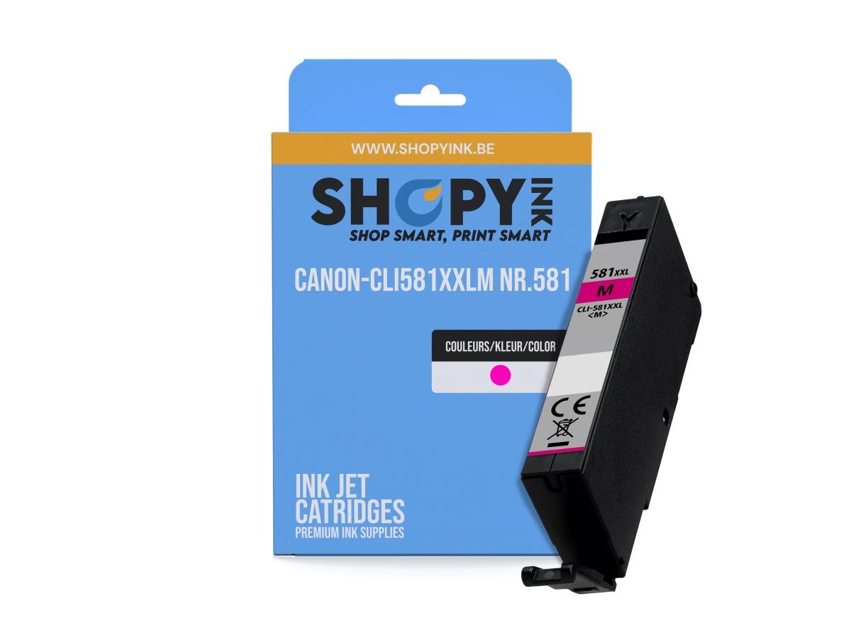 ShopyInk Canon CLI-581 (CLI-581XXL M) – Cartouche Magenta Compatible