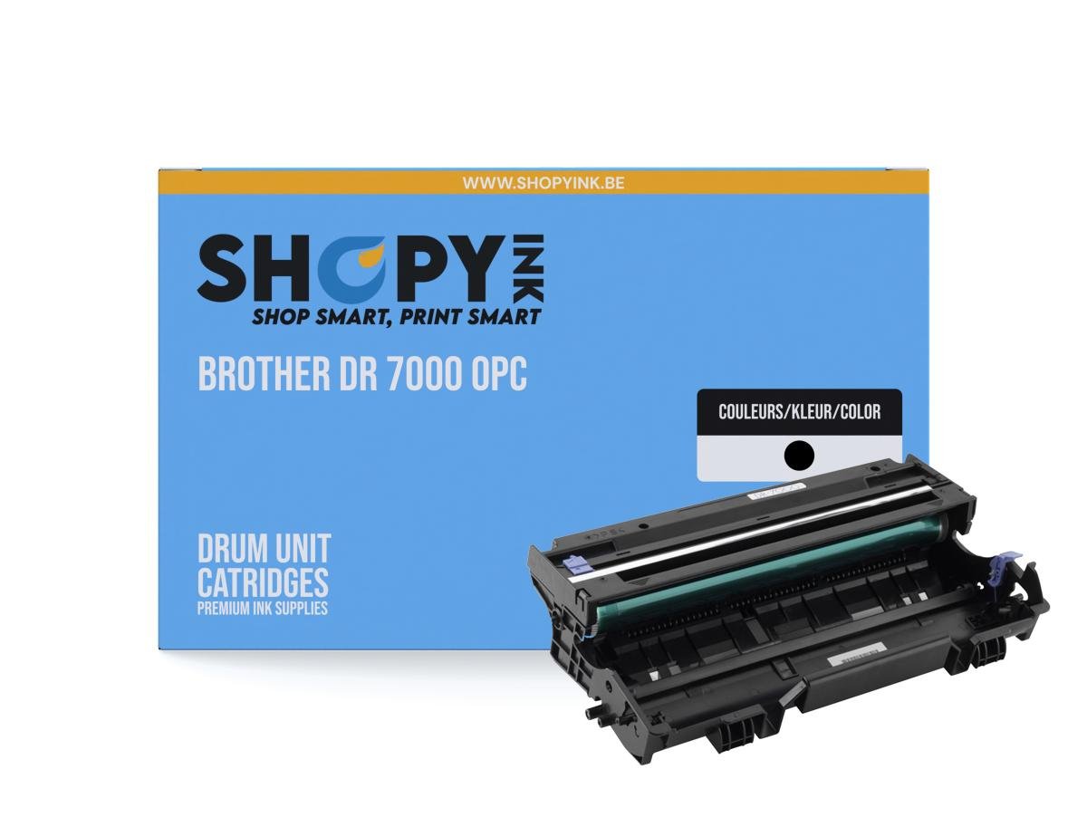 Brother DR 7000 (DR7000) – Tambour Noir Compatible – Zwart – Standaard Capaciteit – Tambour – ShopyInk België
