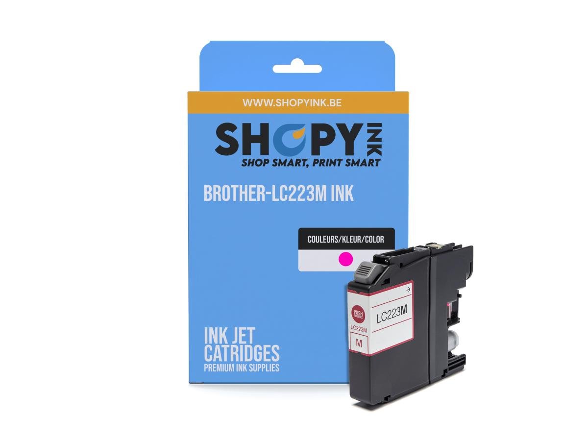 Brother – Brother LC-223 (LC-223M) – Cartouche Magenta Compatible – PROD-905 – Standaard Capaciteit – Cartouches d'encre – ShopyInk België