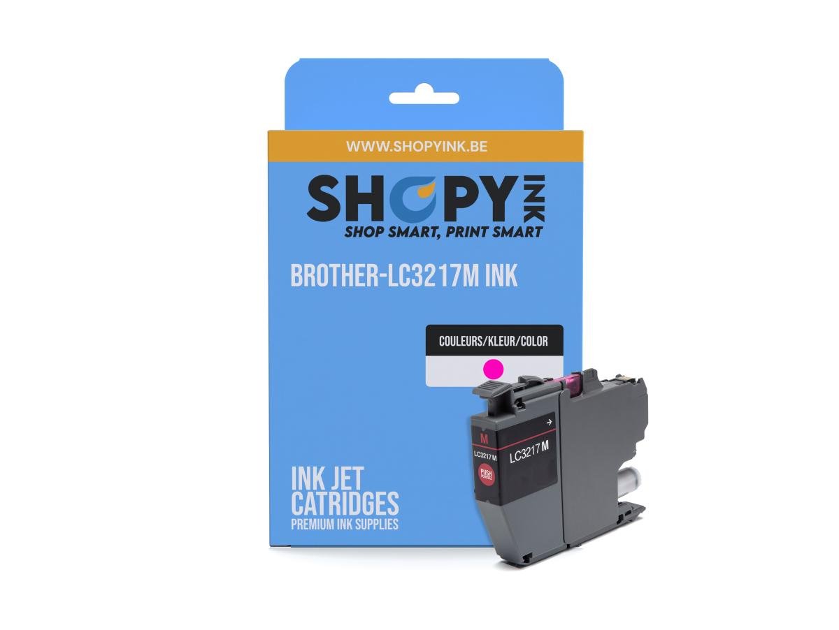 Brother – Brother LC-3217 (LC-3217M) – Cartouche Magenta Compatible – PROD-934 – Standaard Capaciteit – Cartouches d'encre – ShopyInk België