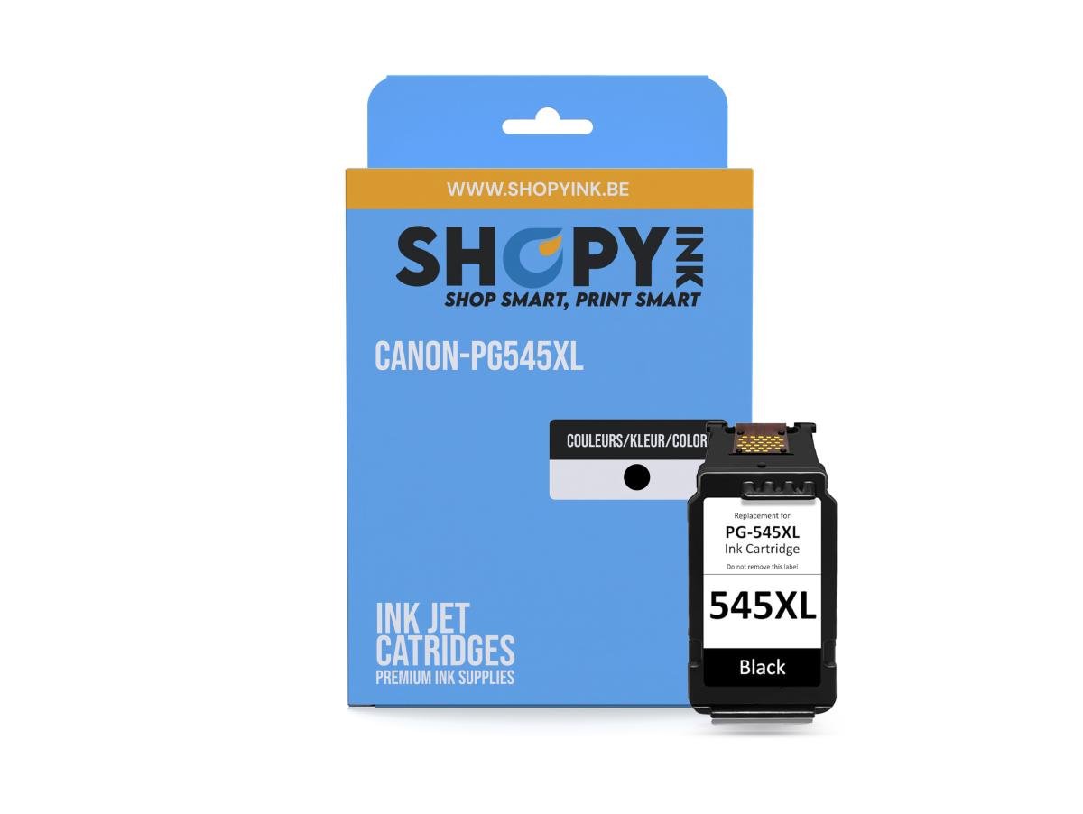 Canon PG-545 (PG-545XL) – Cartouche Noir Compatible – Zwart – Hoge Capaciteit – Cartouches d'encre – ShopyInk België