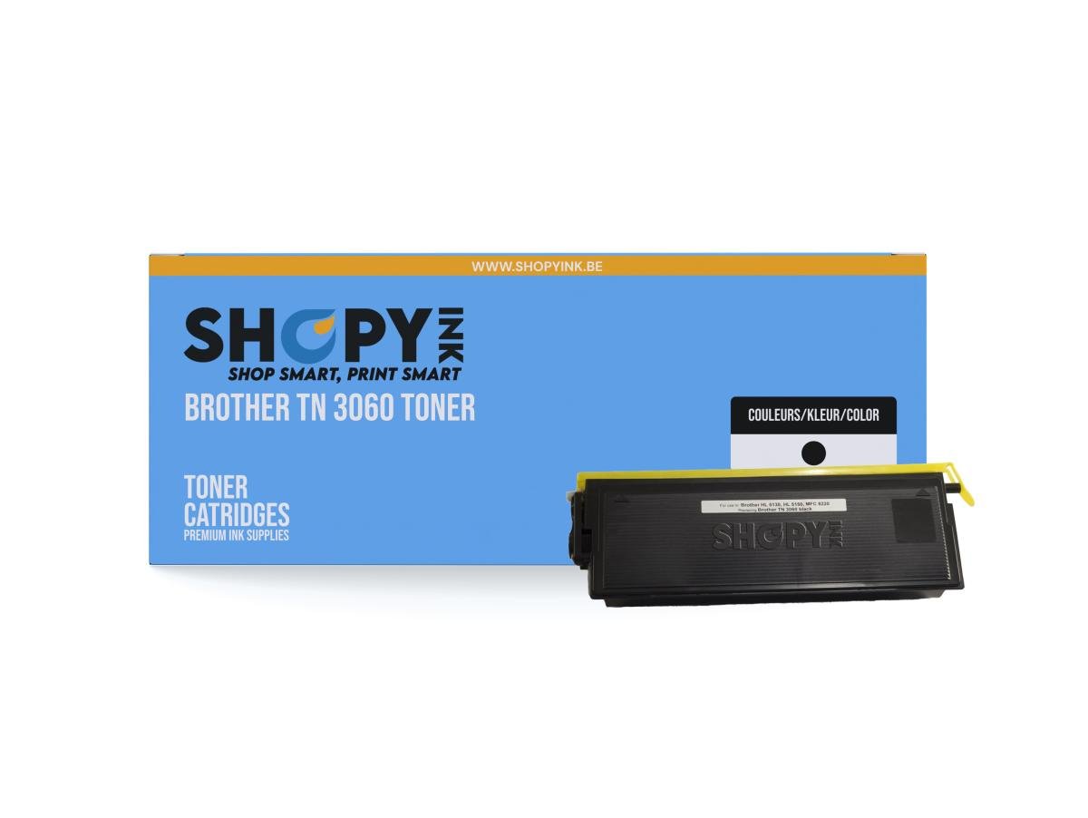Brother TN-3060 (TN-3060) – Toner Noir Compatible – Zwart – Standaard Capaciteit – Cartouches toner – ShopyInk België